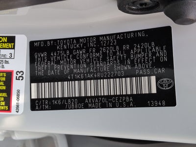 2024 Toyota Camry XSE