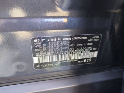 2024 Mitsubishi Outlander SE Black Edition