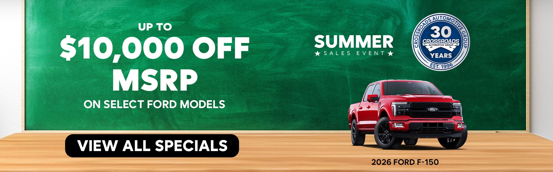 Up to $10,000 Off MSRP 2026 Ford F-150 Lariat
