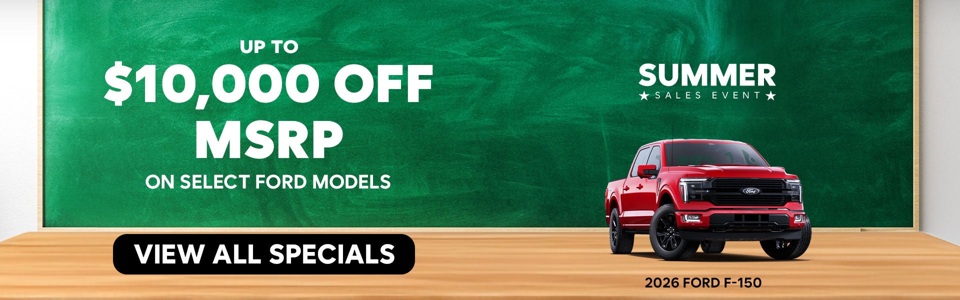 Up to $10,000 Off MSRP 2026 Ford F-150 Lariat