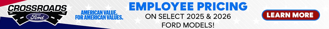 Employee Pricing at Crossroads Ford of Dunn-Benson